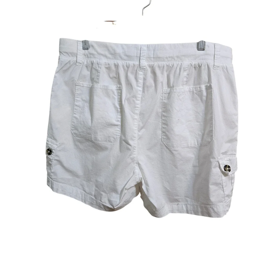 DASH Womens‎ Shorts White Size Large Pull On Excellent Condition